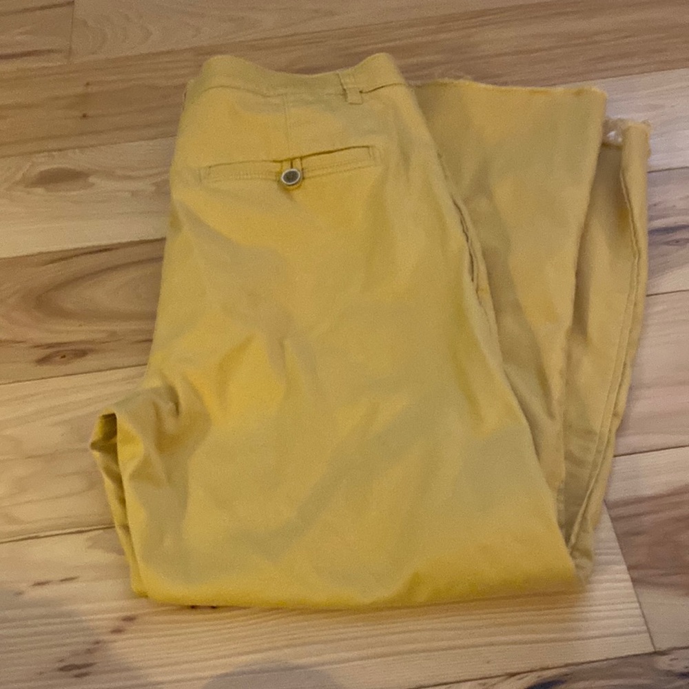 Democracy pants (mustard/gold)